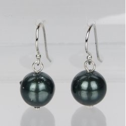 400-61 Queen hang earrings shellpearl 8 mm