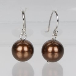 400-61 Queen hang earrings shellpearl 8 mm