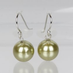400-61 Queen hang earrings shellpearl 8 mm