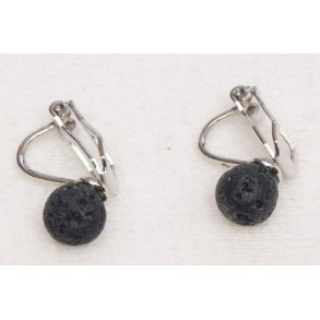 Lava earrings - ears Clips 8 mm