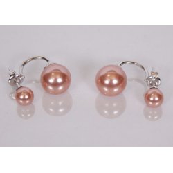 400-63 Queen stik with hang earrings shellpearl 7/10 mm