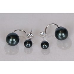 400-63 Queen stik with hang earrings shellpearl 7/10 mm
