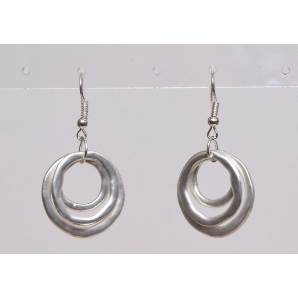 E-001 multi rings hang earrings