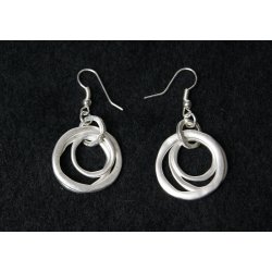 E-001 multi rings hang earrings