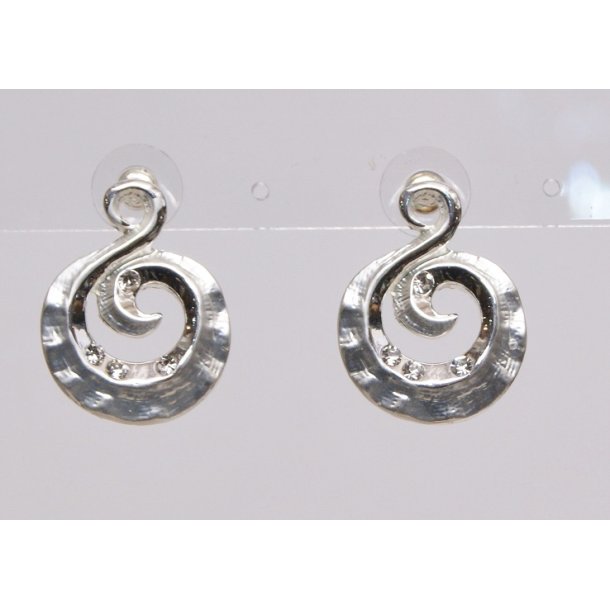 diamond spiral Stik earrings