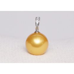 425-51 Queen shellpearl pearl 16 mm Charm