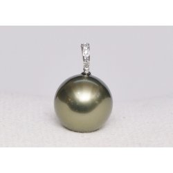 425-52 Queen shellpearl pearl 22 mm Charm