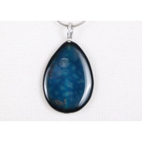 polished stone blue