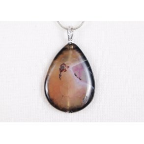 polished stone red/broun