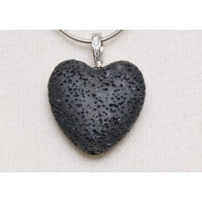 Heart Lava piece 30 mm