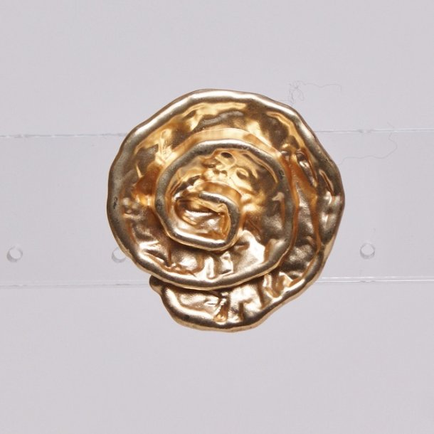 Magnetic Brooch Gold spiral
