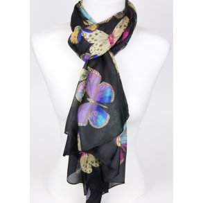 Black 180 x 110 cm Silk