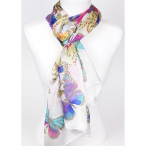 White 180 x 110 cm Silk