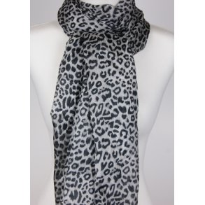 Big silver silk cheetah 100% silk, Size: 180*110cm	